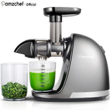 AMZCHEF ZM1501 Slow Juicer Vegetable and Fruit Juicer with Quiet Motor /Reverse Function /Juice Jug &amp;/Cleaning Brush/150 watt