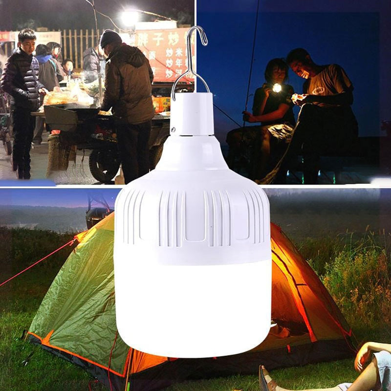 Portable Camping Lights Rechargeable Led Light  Camping Lantern Emergency Bulb High Power Tents Lighting Camping Equipment Bulb